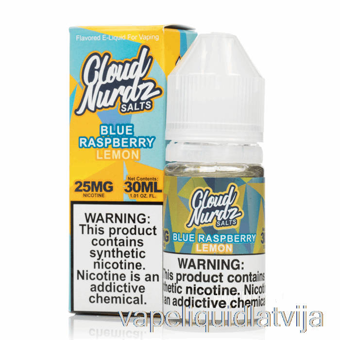 Zilās Avenes Citrons - Mākonis Nurdz Salts - 30ml 25mg Vape šķidrums